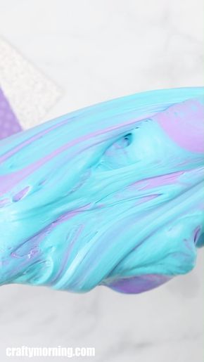 Make this fun spring time fluffy slime at home! Super fun slime recipe to make with the kids. Big fluffy slime using shaving cream. Sensory activity. Kids activity for a rainy day! Shaving cream slime recipe. Shaving Cream Slime Recipe, Shaving Cream Slime, Recipe Crafts, Slime Recipe Videos, Fluffy Recipe, Slime At Home, Fun Slime, Fluffy Slime Recipe, Glue Slime