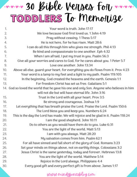 Best Verses To Memorize, Verses For Parenting, Toddler Scripture Memory, Bible Verses For Children To Memorize, Weekly Bible Verse Memorization, Preschool Bible Study, Preschool Bible Study Lessons, Preschool Memory Verses, Bible Verses For Kids Behavior