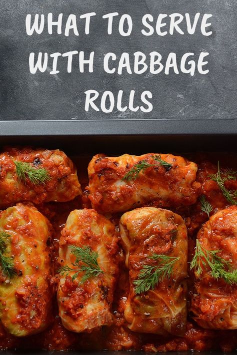 What to Serve with Cabbage Rolls - Recipe Idea Shop Cabbage Recipe Easy, Best Cabbage Rolls Recipe, Stuffed Cabbage Recipe, Vegan Cabbage Rolls, Easy Cabbage Rolls, Vegan Cabbage, Sour Cabbage, Steamed Cabbage, Quick Delicious Meals