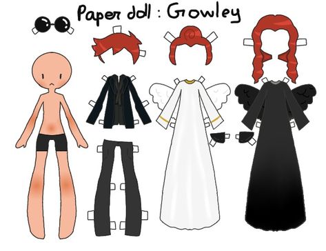 Good Omens Papercraft, Good Omens Paper Doll, Crowley Cosplay, I Need A Hobby, Cool Pool Floats, Good Omens Book, Ineffable Husbands, Paper Doll Template, Lego For Kids