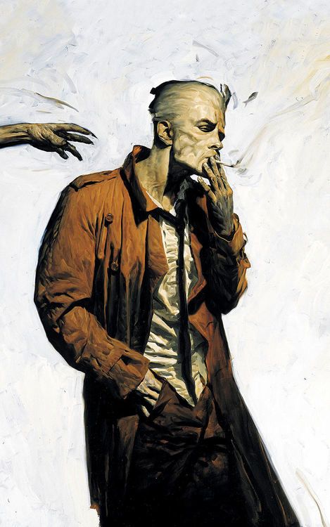 Constantine by Phil Hale Phil Hale, Dc Vertigo, Constantine Hellblazer, Vertigo Comics, John Constantine, Arte Robot, Bd Comics, Dishonored, Junji Ito