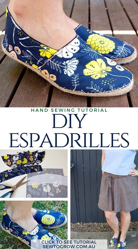 How To Blanket Stitch, Diy Espadrilles, Diy Blankets No Sew, Huge Blanket, Full Bust Adjustment, Diy Blanket Ladder, Hand Sewing Projects, Espadrilles Shoes, Blanket Ladder