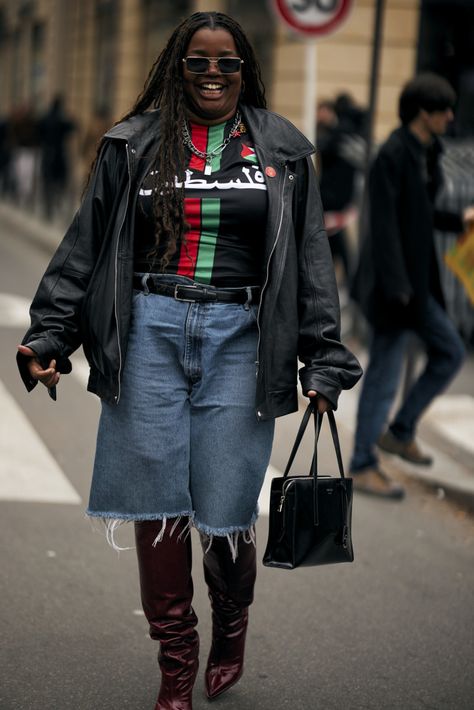 Eclectic Outfits, Paris Street Style Fall, Nyfw Street Style, Paris Fashion Week Street Style, Denim Day, Urban Street Style, Street Style Trends, Paris Street Style, Style Looks