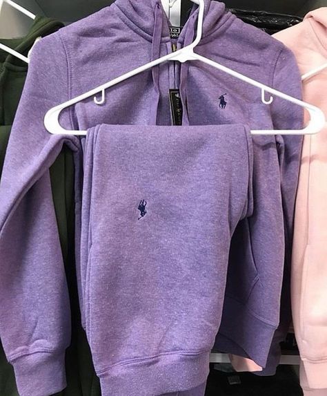 Polo Outfits, Nike Sets, Purple Ralph Lauren, Ralph Lauren Sweatpants, Pikachu Hoodie, Exercise Outfits, Graffiti Pictures, Bday List, Sweat Suits