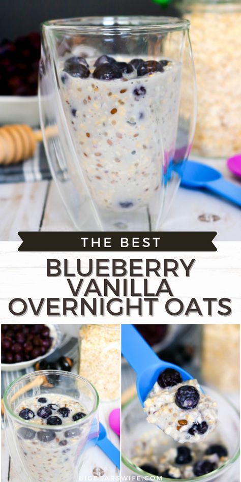 Vanilla Overnight Oats, Best Summer Desserts, Comfort Food Southern, Berries Recipes, Summer Dessert Recipes, Overnight Oats Recipe, Family Favorite Meals, Easy Weeknight Meals, Overnight Oats