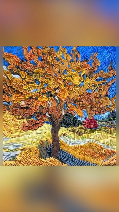 Painting Polymer Clay, Clay Landscape, Clay Painting, Polymer Clay Painting, Arte Quilling, Polymer Clay Embroidery, Art Painting Tools, Diy Abstract Canvas Art, Air Dry Clay Projects