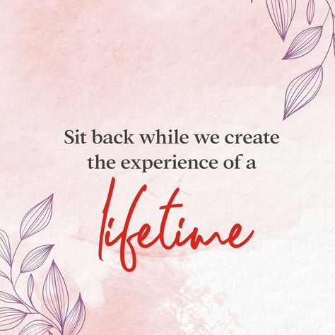 Sit back and relax while we create the experience of a lifetime✨

.
#events #eventstyling #eventdecor #eventplanner #weddingdiaries #beautiful #beautifuldestinations #love #quotes #quotestagram #✨ #lunkedevents Event Planning Quotes Posts, Event Manager Quotes, Wedding Venue Quotes, Event Management Quotes, Event Planner Quotes Business, Summer Party Quotes, Event Planner Quotes, Wedding Planner Quotes, Praise Quotes