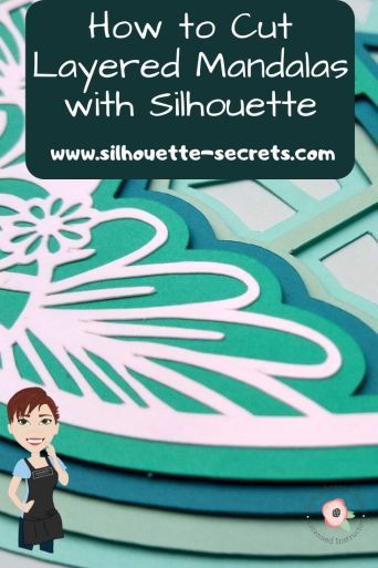 Layered Mandala files created in Silhouette Studio and cut from cardstock. Check out the tips here: https://silhouette-secrets.com/2020/05/26/layered-mandala-files-in-silhouette/ Christmas Silhouettes, Silhouette Cameo Projects Beginner, Layer Pictures, Silhouette Cameo Free, Silhouette School Blog, Cameo Crafts, Silhouette Cameo Vinyl, Layered Mandala, Silhouette Cameo Crafts