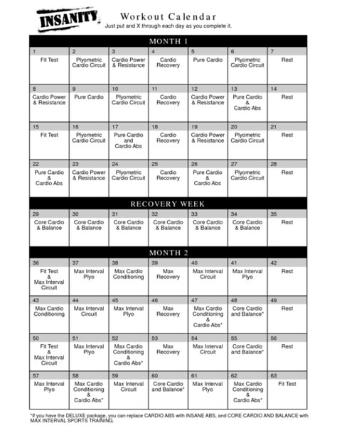 Insanity Workout Schedule, Insanity Workout Calendar, Planning Sport, Cardio Circuit, Cardio Abs, Shaun T, Insanity Workout, Workout Calendar, Body Weight Training