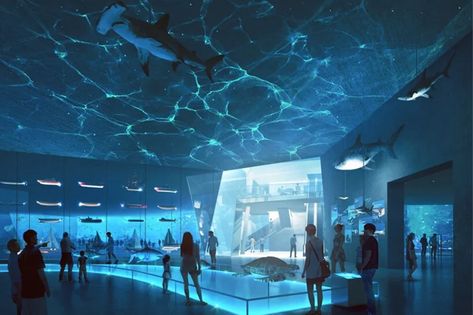 Shenzhen’s Maritime Museum is a hub of educational experiences that resemble a cluster of glass icebergs! - Yanko Design Glass Exhibition Design, Ocean Museum Design, Maritime Museum Architecture, Boat Exhibition, Maritime Museum Design, Aquarium Exhibition, Ocean Exhibition, Ocean Museum, Water Exhibition