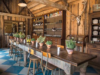 Soho  Farmhouse, the Cafè Soho House Hotel, Miami Beach House, Farm Cafe, Bar A Vin, Farmhouse Bar, Soho Farmhouse, Country Retreat, Farmhouse Interior, Soho House