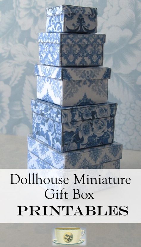 Miniature Boxes Printable, Late Night Coffee, Dolly House, Night Coffee, Miniature Sign, Printable Box, Miniature Printables, Miniature Rooms, Box Patterns