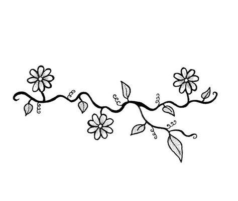 Daisy tattoo idea?  This around a cross, as a symbol of being a christian. The daisies would be light blue Zentangle Hair, Chains Breaking, Daisy Chain Tattoo, Small Daisy Tattoo, Daisy Tattoo Designs, Borboleta Tattoo, Daisy Drawing, Daisy Flower Tattoos, Turtle Tattoos