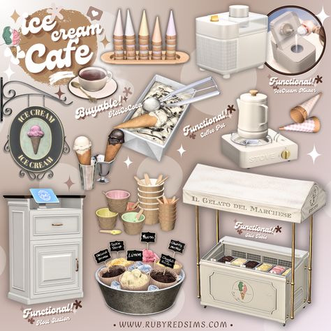 2024. 03 Ice Cream Cafe | Preview | Patreon Sims 4 Ice Cream Machine Cc, Sims 4 Bubble Tea Shop Cc, Sims 4 Functional Bakery Cc, Sims 4 Thrift Store Cc, Sims 4 Cafe Cc Patreon, Sims 4 Ice Cream Cc, Sims 4 Cc Cafe Furniture, Sims 4 Ice Cream Shop, Sims 4 Home Chef Hustle Cc