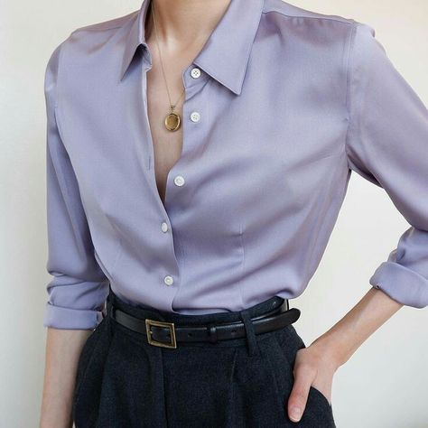 Lavender Silk, Office Outfit, Office Outfits, Work Clothes, Work Outfits, Dream Wardrobe, Look Book, Work Outfit, Capsule Wardrobe