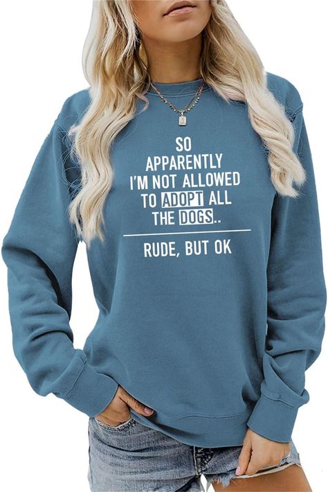 Hilarious Shirts, Graphic Lettering, Cute Hoodies, Hashbrown Casserole, Fashion Sweatshirts, Dog Mom Sweatshirt, Crewneck Sweatshirt Women, Mom Hoodies, All Dogs