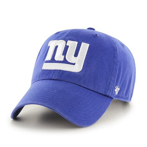 NEW YORK GIANTS SB GRIDIRON '47 CLEAN UP | ‘47 – Sports lifestyle brand | Licensed NFL, MLB, NBA, NHL, MLS, USSF & over 900 colleges. Hats and apparel. Detroit Game, Pro Football Teams, Nfl New York Giants, Blue Crown, Ny Giants, Vintage Hat, Dad Caps, Gaming Gear, 47 Brand