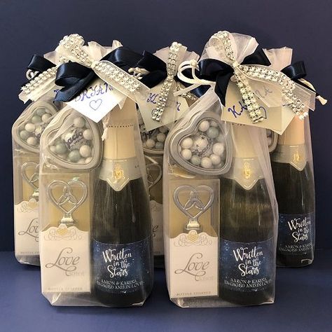 We’ve recently been working to create an elegant favor for the engagement party of our daughter. I can’t wait to share with you our beautiful favors as inspiration for your very own celebration.  #ElegantDIYFavors #EngagementPartyFavors #FavorInspiration Engagement Party Favors Diy, Elegant Party Favors, Mini Wine Bottle Favors, Summer Wedding Favors, Irregular Mirror, Engagement Party Favors, Shop Bathroom, Engagement Party Gifts, Engagement Favors