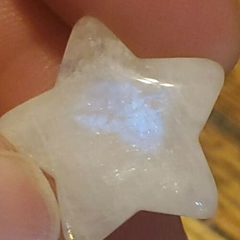 Rainbow Moonstone Crystal Star with full Blue Flash on both sides .75in, 6g | eBay Star Shaped Crystal, Star Vibe, Star Core, Rainbow Moonstone Crystal, Full Blue, Moonstone Crystal, Birthday Board, Crystal Stars, Lucky Star