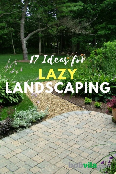 Trees Landscaping, Low Maintenance Backyard, Landscaping With Large Rocks Natural, The Invincible, Landscaping With Boulders, Desain Lanskap, Easy Landscaping, Landscaping With Large Rocks, Low Maintenance Landscaping