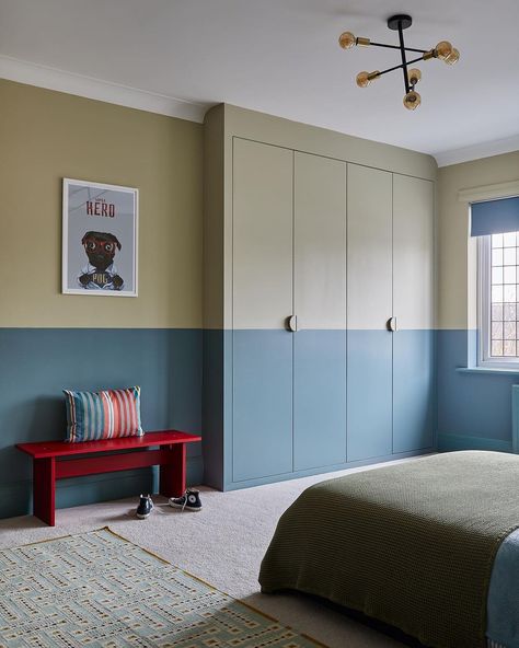 Boys Bedroom Paint Color, Simple Kids Bedrooms, Boys Bedroom Green, Green Boys Room, Blue Boys Bedroom, Bespoke Wardrobes, Boys Room Diy, Boys Bedroom Paint, Teenager Bedroom Boy