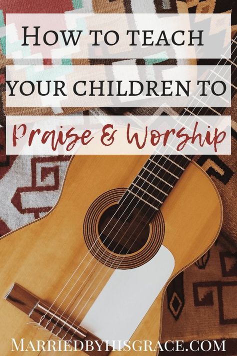 Teaching our children how to praise and worship starts with us in the home. Check out how we can encourage our children to praise and worship. Prayer Stations, Christian Activities, Raising Godly Children, Christian Motherhood, Faith Blogs, How To Teach Kids, Intentional Parenting, Family Worship, Friends Group