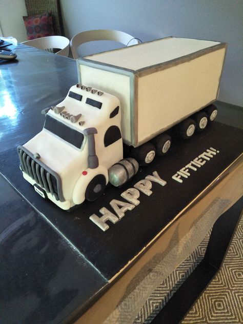 Truck Wedding Cake, Semi Truck Cakes, 40th Birthday Cakes For Men, Truck Wedding, Truck Birthday Cakes, Cake Designs For Kids, Truck Cake, Truck Cakes, Cake Central