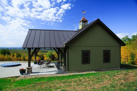 Metal Pool House Ideas, 2 Car Garage Pool House, Pool House And Garage Combo, Pool House Metal Building, Tuff Shed Pool House, Shop Pool House Combo, Pole Barn Pool House Ideas, Garage And Pool House Combo, Metal Pool House