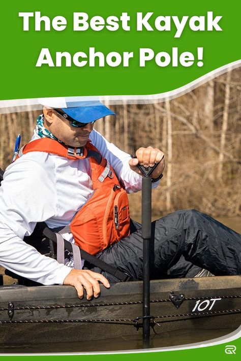 We review the best kayak anchor poles that are the perfect anchoring solution for fishing kayaks in shallow water! Kayak Anchor, Kayak Accessories, Kayak Fishing, Kayaks, Kayaking, Are You The One, Fishing, Fish