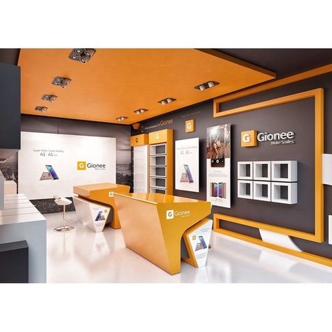 Mobile Store Design, Electronics Store Design, Mobile Shop Design, Shop Counter Design, Interior Kantor, Retail Store Interior Design, Mobile Store, Pharmacy Design, Retail Store Interior