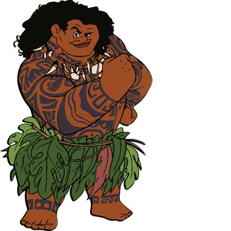 Maui From Moana, Hawaii Decorations, Movie Clipart, Maui Moana, Disney Characters Christmas, Festa Moana Baby, Walt Disney Princesses, Moana Themed Party, Princess Moana