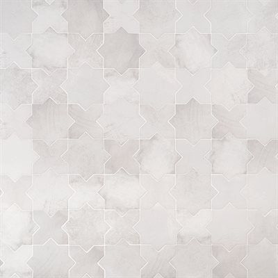 Malta Star White 6" Matte and Cross White 6" Matte Star And Cross Tile, Porcelain Tile Floor Kitchen, Porcelain Tile Bathroom, Cleaning Tile Floors, Shower Style, Flooring Inspiration, Traditional Tile, Porcelain Mosaic Tile, Star Cross