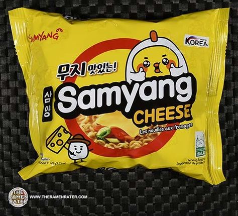 #3237: Samyang Cheese Ramen - South Korea - The Ramen Rater Samyang Cheese, Cheese Ramen, Cheese Noodles, Ramen Recipes, Instant Noodle, Cheese Flavor, Instant Noodles, Cheese Soup, Asian Cooking