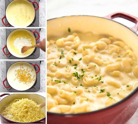 This Stovetop Macaroni and Cheese is all made in one pot! The sauce is incredibly silky, cheesy and the pasta is cooked to perfection. On the table in 20 minutes! www.recipetineats.com Mac And Cheese Recipe Stovetop, Stovetop Macaroni And Cheese, Macaroni And Cheese Casserole, Crockpot Mac And Cheese, Cheesy Mac And Cheese, Stovetop Mac And Cheese, Homemade Cheese Sauce, Creamy Macaroni And Cheese, Bacon Mac And Cheese