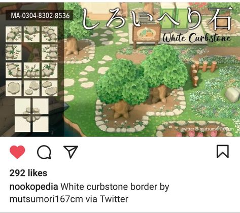 Cottage Core Acnh Path, Border Path Acnh, Animal Crossing Creator Code Path, Stone Path Codes Animal Crossing, Design Codes Animal Crossing Paths, Animal Crossing Motif Sol, Animal Crossing Garden Path, Code Motif Sol Animal Crossing New Horizon, Acnh Path Codes Cottagecore