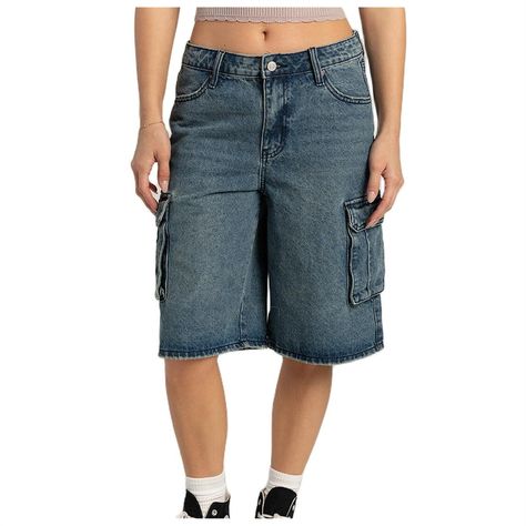 PRICES MAY VARY. Material: Baggy jorts for women, low waisted jean shorts are made of high-quality cotton and polyester fabric. Women y2k baggy jean short, loose denim bermuda shorts, y2k shorts women are comfy and skin-friendly. Feature: Women long jean shorts feature loose fit, wide leg, mid rise, knee length and classic design. baggy jean shorts women, distressed denim midi shorts, cargo jeans blue, low waisted denim shorts, boyfriend jeans, denim bermuda shorts for women. Matching: Carpenter Low Waisted Jean Shorts, Fall Thrifting, Outfit Oc, Baggy Denim Shorts, Vest Y2k, Concerts Outfits, Knee Length Denim Shorts, Baggy Y2k, Shorts Y2k