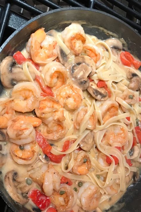 Blackened Shrimp Stroganoff | "It seems I've been looking for years for that perfect shrimp pasta I could make at home. I found it in this dish. Very good." #allrecipes #dinnerideas #dinnerrecipes #dinnerdishes #familydinnerideas #shrimp #shrimprecipes #howtocookshrimp Shrimp Stroganoff Recipe, Shrimp Stroganoff, Citrus Shrimp, Dinner Home, Blackened Shrimp, Home Cooked Meals, Cooking At Home, Stroganoff Recipe, Food At Home