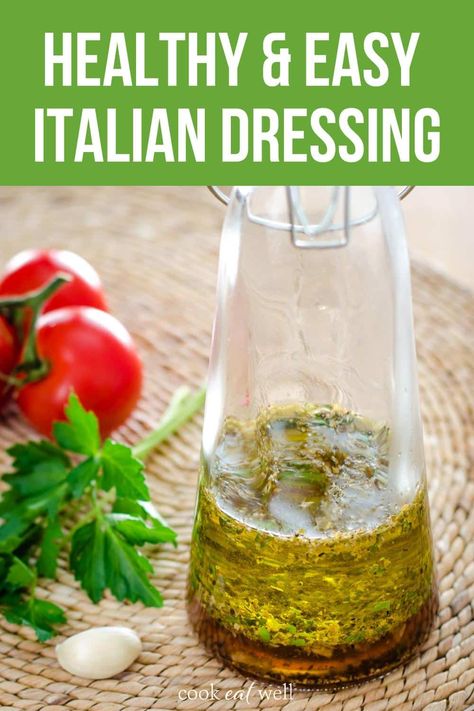 Easy Italian Dressing Recipe, Italian Side Salad, Vinegrette Recipe, Easy Italian Dressing, Keto Dressing, Easy Homemade Italian Dressing, Italian Salad Dressing Homemade, Paleo Salad Dressing, Italian Dressing Recipe