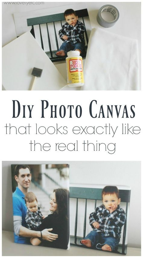 Diy Photo Canvas, Canvas Photo Transfer, Photos Onto Canvas, Diy Canvas Photo, Foto Transfer, Canvas Diy, Photo Transfer, Diy Picture, Canvas Projects