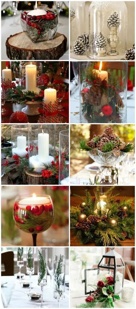 75+ Super Affordable Christmas Centerpiece Ideas That Will Make Your House Look Magical - HubPages Christmas In July Wedding Ideas, Christmas Wedding Menu Ideas, Winter Wedding Ideas December Table Decorations, Christmas Wedding Ideas Centerpieces, Christmas Wedding Shower Ideas Decor, Christmas Themed Wedding Reception, Christmas Wedding Decorations Receptions, Christmas Wedding Reception Ideas, Winter Wedding Ideas December