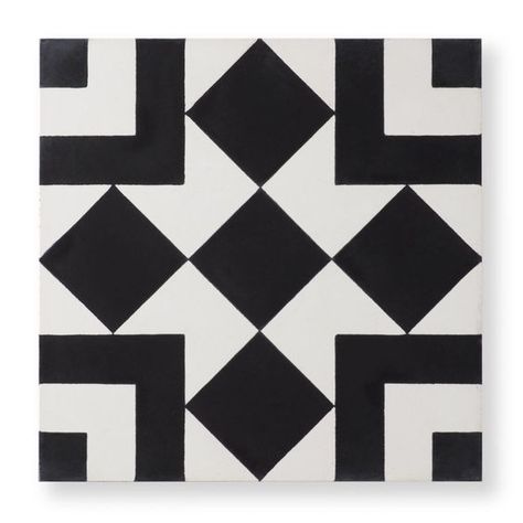 Square Geometric Design, Black White Geometric Pattern, Geometrical Pattern Design, Jeqard Design, Riad Tile, El Fenn, Black And White Tile, Arte Do Hip Hop, Academic Drawing