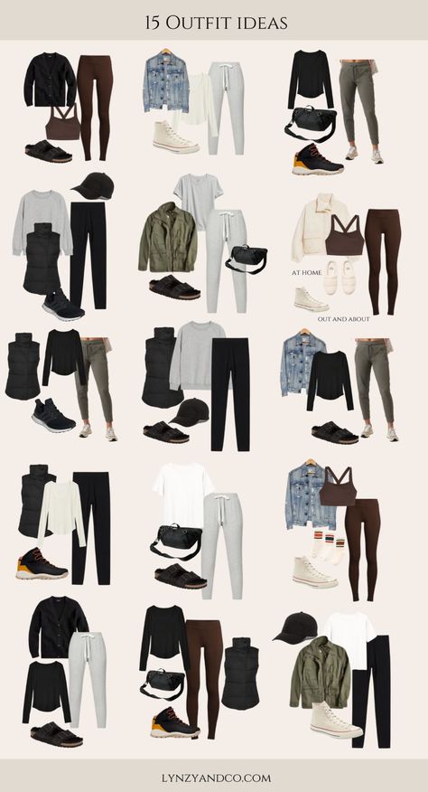 Loungewear Capsule Wardrobe, Capsule Wardrobe Ideas, Loungewear Capsule, Plus Size Capsule Wardrobe, Comfy Travel Outfit, Fall Travel Outfit, Lounge Outfits, Classic Capsule Wardrobe, Capsule Wardrobe Outfits