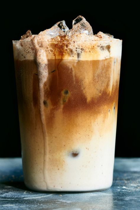 Dirty Horchata Recipe - NYT Cooking - Soaked rice and cold brew concentrate Dirty Horchata, Cold Brew Concentrate, Horchata Recipe, Cinnamon Drink, Taco Restaurant, Salmon Potato, Pan Fried Chicken, Mexican Chocolate, Vegan Mexican