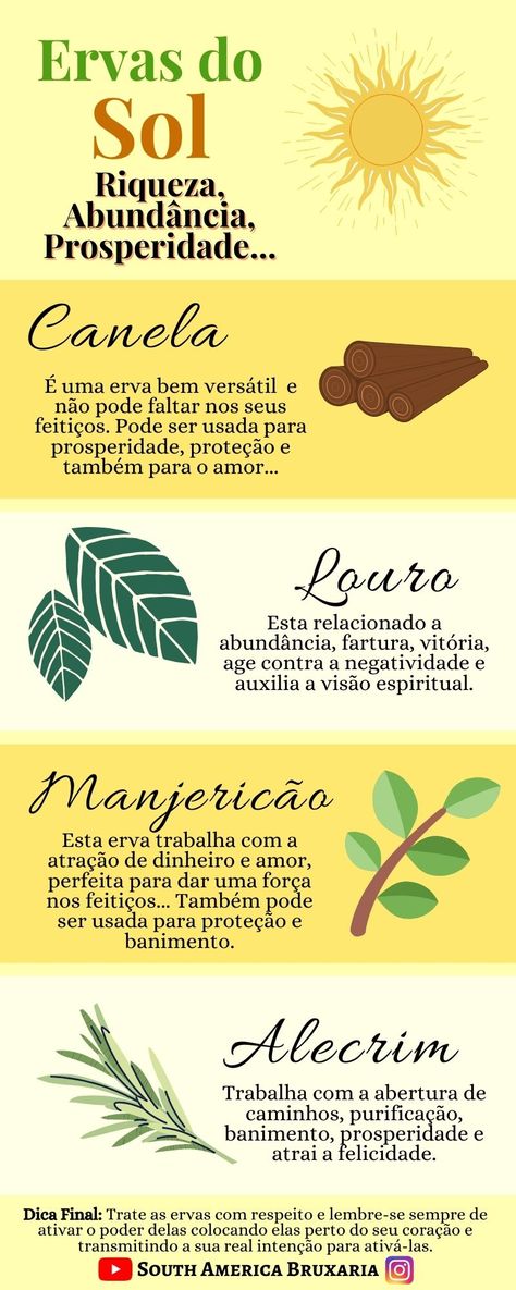 Essas 4 ervas não podem faltar no seu altar! Aprenda mais sobre as ervas na magia assistindo o nosso vídeo no nosso canal.  #magia #magianatural #magiacomervas #ervas #bruxaria #bruxarianatural Nature, Tarot Significado, Magia Das Ervas, Book Of Shadow, Witch Fashion, Witch House, Beltane, Chakra Meditation, 1k Followers