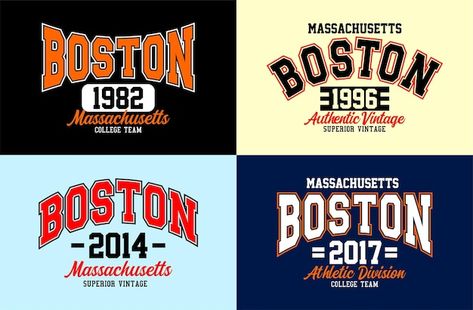 Varsity Tshirt Design Ideas, Vintage College Logo, Varsity Logo Design, T Shirt Typography Design, Uniform Logo Design, Team Logo Design Ideas, Collegiate Typography, College Tshirt Designs, College Graphic Design