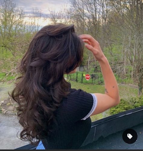 Layered haircuts Wavy Curly Long Haircut, Layers With Thick Wavy Hair, Layers For Long Hair Thick Hair, Haircut With Layers For Wavy Hair, Haircut With Layers Wavy Hair, Wave Hair Haircut, Haircut For Wavy Hair Naturally Curly Long Layered, Butterfly Haircut Lots Of Layers, Butterfly Haircut Reference