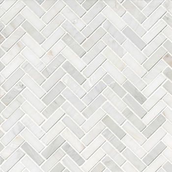 Mosaics Accent Tile - The Tile Shop Small Herringbone Tile Floor, Fireplace Tiling, Tiling Ideas, Herringbone Tile Floors, Herringbone Mosaic Tile, Marble Herringbone, White Marble Tiles, Herringbone Tile, Marble Mosaic Tiles