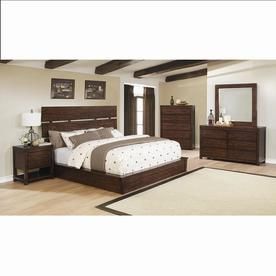 Bedroom Sets Furniture Modern, California King Bedding Sets, Platform Bed King, California King Bedroom Sets, Low Platform Bed, 5 Piece Bedroom Set, Platform Bedroom Sets, Scott Living, Bed King