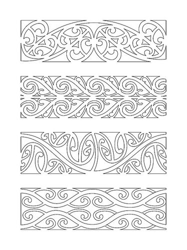 Maori Pattern                                                                                                                                                      More Maori Symbols, Maori Patterns, Maori Tattoos, Polynesian Art, Maori Tattoo Designs, Marquesan Tattoos, Maori Designs, Māori Culture, Nz Art