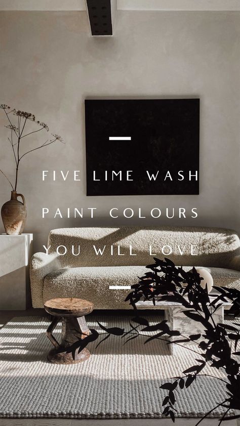 Tell me you love lime wash paint without telling me you love lime wash paint…😜 • Hey guys, just a few tips below about these neutral lime… | Instagram Wabi Sabi Paint Color, Lime Wash Paint, Lime Wash Walls, Limewash Walls, Tv Feature Wall, Portola Paint, Lime Wash, Organic House, Wall Lights Living Room